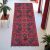Futószőnyeg bordó 47x145 kézi csomózású afgán szőnyeg