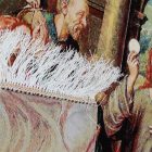 Viszkóz szőnyeg Utolsó vacsora 80x120 iráni gobelin hatású szőnyeg