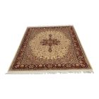 Isfahan szőnyeg 136x214 kézi csomózású perzsa szőnyeg a nappaliba