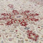 Isfahan szőnyeg 136x214 kézi csomózású perzsa szőnyeg a nappaliba