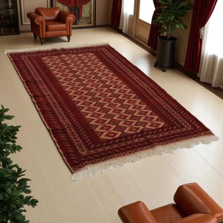 Pakisztáni szőnyeg barna Jaldar 126x175 kézi csomózású szőnyeg