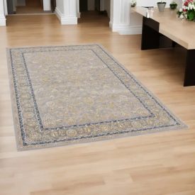 Luxus szőnyeg szürke 150x225 minőségi akril szőnyeg a nappaliba  -802078G150225