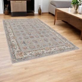 Luxus szőnyeg szürke 150x225 prémium akril szőnyeg Iránból  -802188G150225