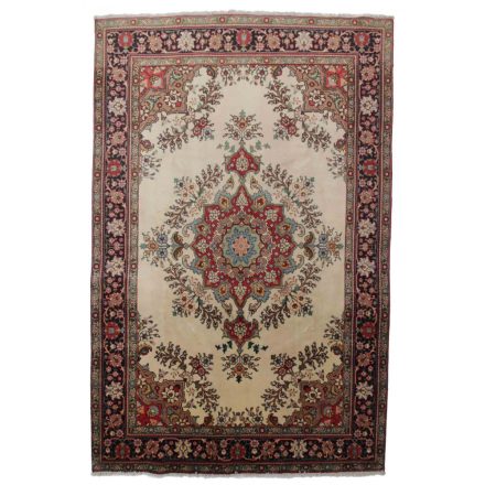 Tabriz szőnyeg 199x305 kézi csomózású iráni szőnyeg a nappaliba