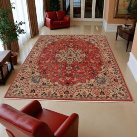   Perzsa szőnyeg Yazd 195x249 kézi csomózású iráni szőnyeg