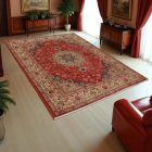 Perzsa szőnyeg Yazd 194x244 kézi csomózású iráni szőnyeg