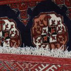 Perzsa szőnyeg Turkhmen 113x156 kézi csomózású iráni szőnyeg