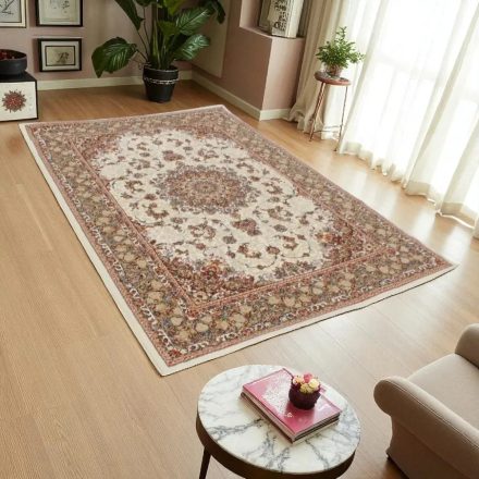 Luxus szőnyeg bézs 160x230 minőségi nappali szőnyeg akrilból  -87010C160230