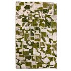Design szőnyeg zöld-fehér Patchwork 200x298 nappali szőnyeg