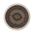 Kerek szőnyeg bézs 150x150 prémium luxus szőnyeg akrilból  -87034C150150