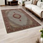 Luxus szőnyeg bézs 160x230 elegáns nappali szőnyeg akrilból  -87034C160230