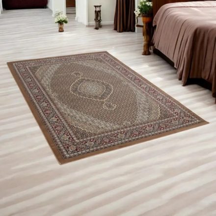 Luxus szőnyeg barna 140x200 elegáns akril szőnyeg  -87034W140200