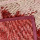 Design szőnyeg bordó-fehér Patchwork 170x241 nappali szőnyeg