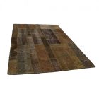 Design szőnyeg zöld Patchwork 167x240 nappali szőnyeg