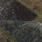 Design szőnyeg zöld Patchwork 167x240 nappali szőnyeg