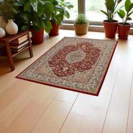 Luxus szőnyeg bordó 60x90 prémium akril szőnyeg  -87125R6090