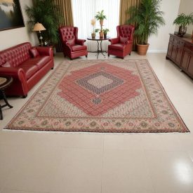   Nagyméretű szőnyeg Tabriz 245x355 kézi perzsa szőnyeg a nappaliba