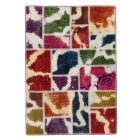 Design szőnyeg színes Patchwork 100x145 nappali szőnyeg