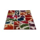 Design szőnyeg színes Patchwork 100x145 nappali szőnyeg