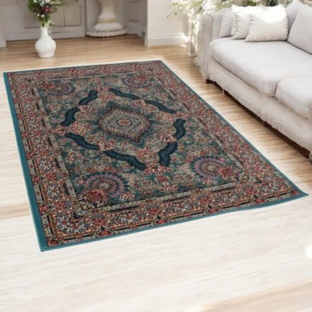 Luxus szőnyeg kék 160x230 luxus nappali szőnyeg akrilból  -872099B160230