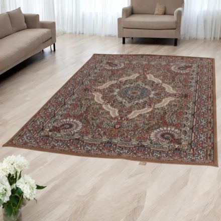 Luxus szőnyeg barna 200x300 luxus nappali szőnyeg akrilból  -872099W200300