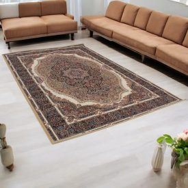 Luxus szőnyeg barna 200x300 luxus nappali szőnyeg akrilból  -872120C200300