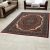 Luxus szőnyeg bordó 160x230 elegáns nappali szőnyeg akrilból  -872120R160230