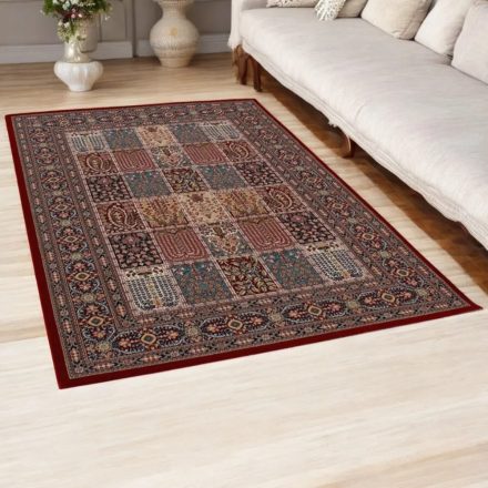 Luxus szőnyeg bordó 160x230 minőségi nappali szőnyeg akrilból  -87214R160230