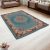 Luxus szőnyeg türkizkék 160x230 elegáns nappali szőnyeg akrilból  -872365B160230