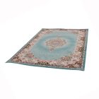 Luxus szőnyeg türkizkék 160x230 elegáns nappali szőnyeg akrilból  -872365B160230
