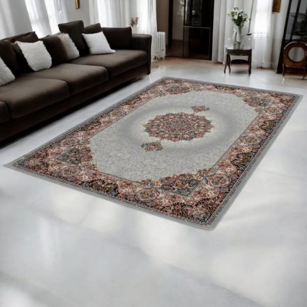Luxus szőnyeg szürke 160x230 luxus nappali szőnyeg akrilból  -872365G160230