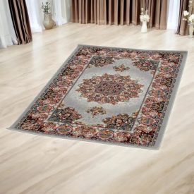 Luxus szőnyeg szürke 80x120 elegáns akril szőnyeg  -872365G80120