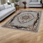 Luxus szőnyeg szürke 160x230 elegáns nappali szőnyeg akrilból  -872380G160230