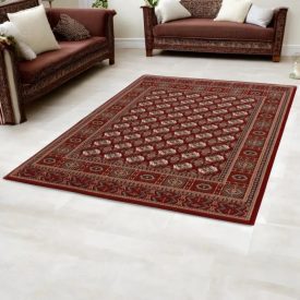 Luxus szőnyeg bordó 160x230 elegáns nappali szőnyeg akrilból  -872417R160230