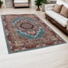 Luxus szőnyeg türkiz 160x230 luxus nappali szőnyeg akrilból  -872421B160230