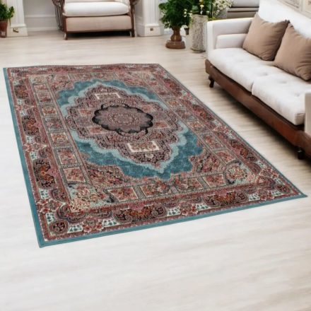 Luxus szőnyeg türkiz 160x230 luxus nappali szőnyeg akrilból  -872421B160230