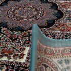 Luxus szőnyeg türkiz 160x230 luxus nappali szőnyeg akrilból  -872421B160230