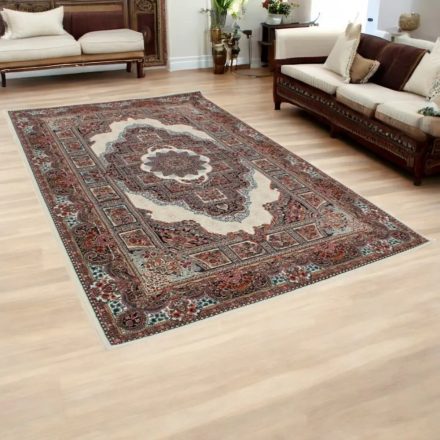 Luxus szőnyeg bézs 160x230 luxus nappali szőnyeg akrilból  -872421C160230