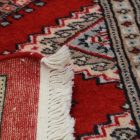 Pakisztáni szőnyeg bordó Jaldar 76x125 kézi csomózású szőnyeg