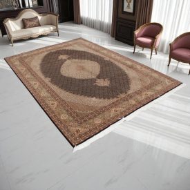   Tabriz szőnyeg 200x286 kézi csomózású iráni szőnyeg a nappaliba