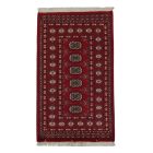 Pakisztáni szőnyeg bordó Bukhara 76x128 kézi csomózású szőnyeg