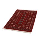 Pakisztáni szőnyeg bordó Bukhara 76x128 kézi csomózású szőnyeg