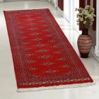 Futószőnyeg bordó Butterfly 63x181 Pakisztáni kézi csomózású szőnyeg