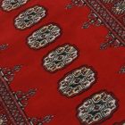 Pakisztáni szőnyeg bordó Bukhara 92x160 kézi csomózású szőnyeg