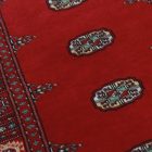 Pakisztáni szőnyeg bordó Bokhara 94x158 kézi csomózású szőnyeg
