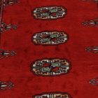 Pakisztáni szőnyeg bordó Bukhara 93x150 kézi csomózású szőnyeg