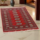 Pakisztáni szőnyeg bordó Bukhara 78x116 kézi csomózású szőnyeg