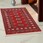 Pakisztáni szőnyeg bordó Bukhara 78x120 kézi csomózású szőnyeg
