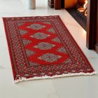Pakisztáni szőnyeg bordó Jaldar 77x121 kézi csomózású szőnyeg