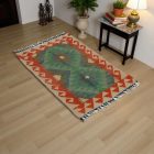 Kilim szőnyeg Chobi 63x94 kézi szövésű afgán gyapjú kilim